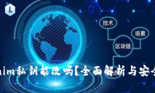 tokenim私钥能改吗？全面解析与安全建议