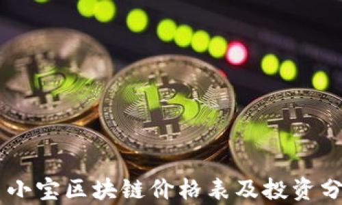 
币小宝区块链价格表及投资分析