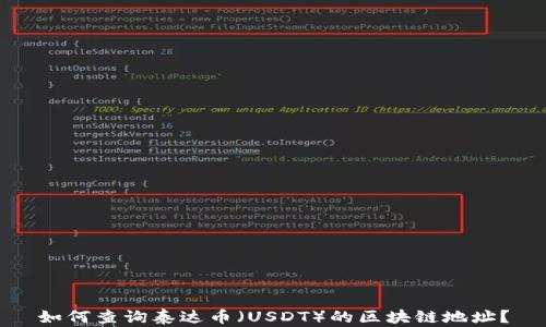 
如何查询泰达币（USDT）的区块链地址？
