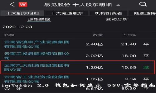 imToken 2.0 钱包如何显示 BSV：完整指南